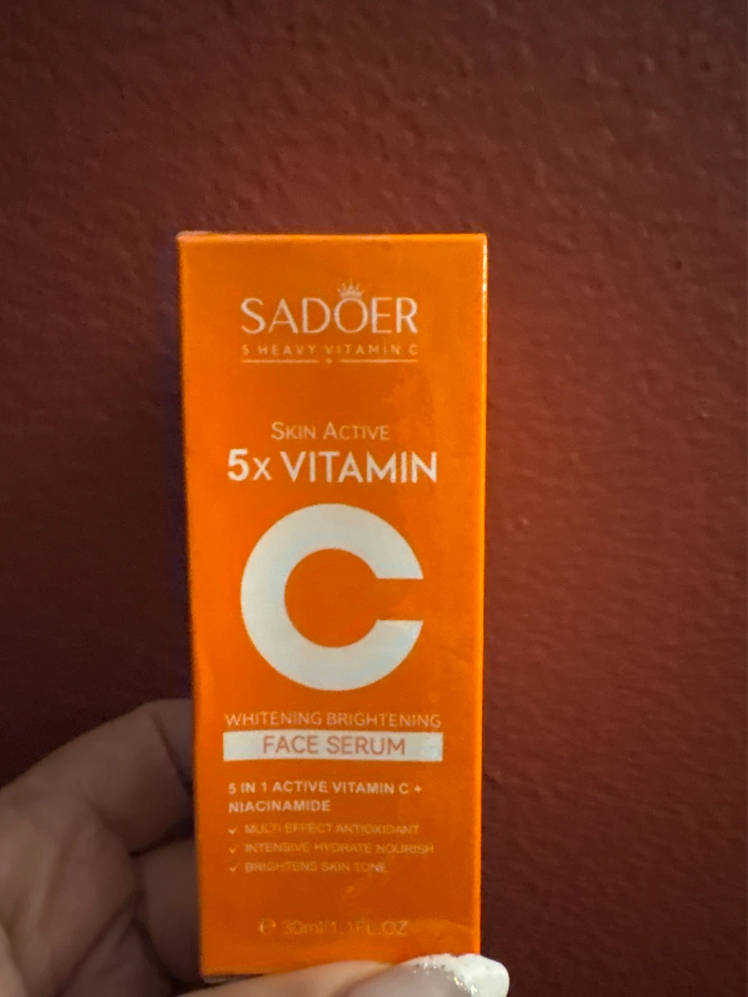 ⚽️ Sadoer 5x Vitamin C Whitening Face Serum 30ml
