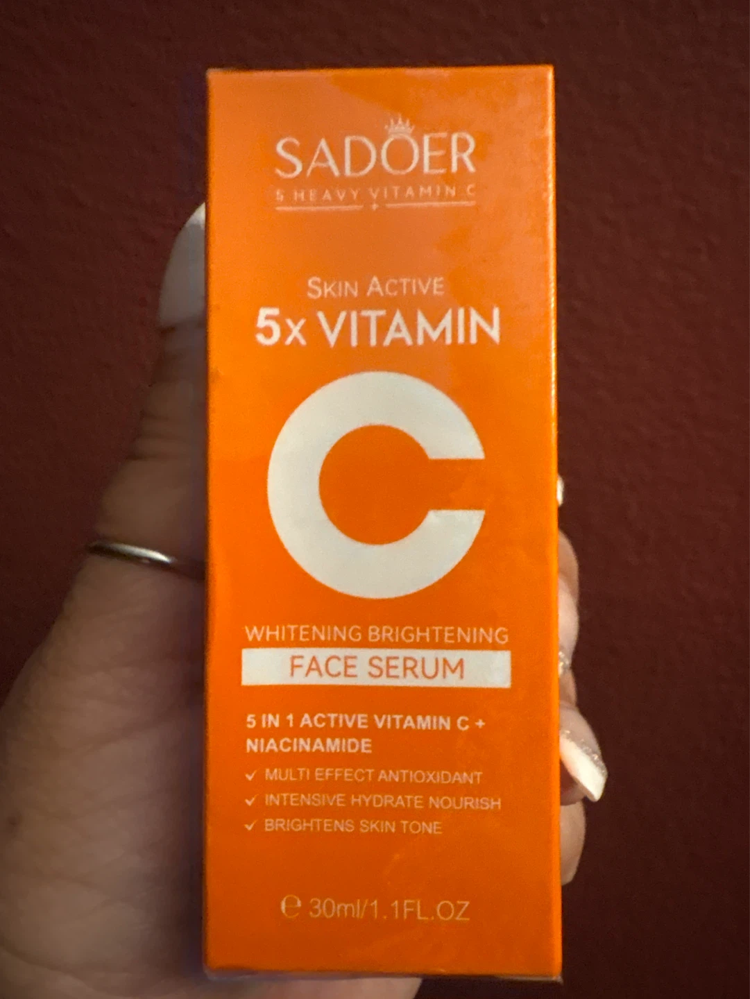 ⚽️ Sadoer 5x Vitamin C Whitening Face Serum 30ml - photo 5