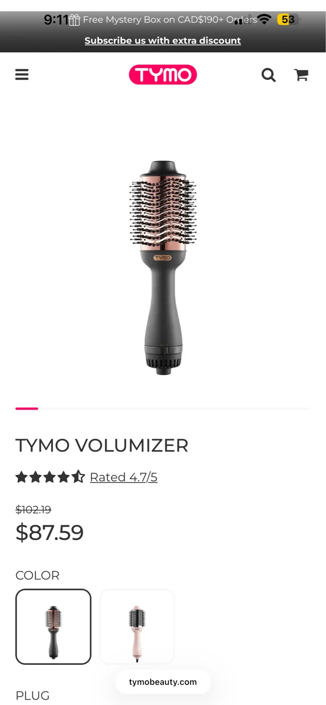 Tymo Volumizer Hot Air Brush - photo 2