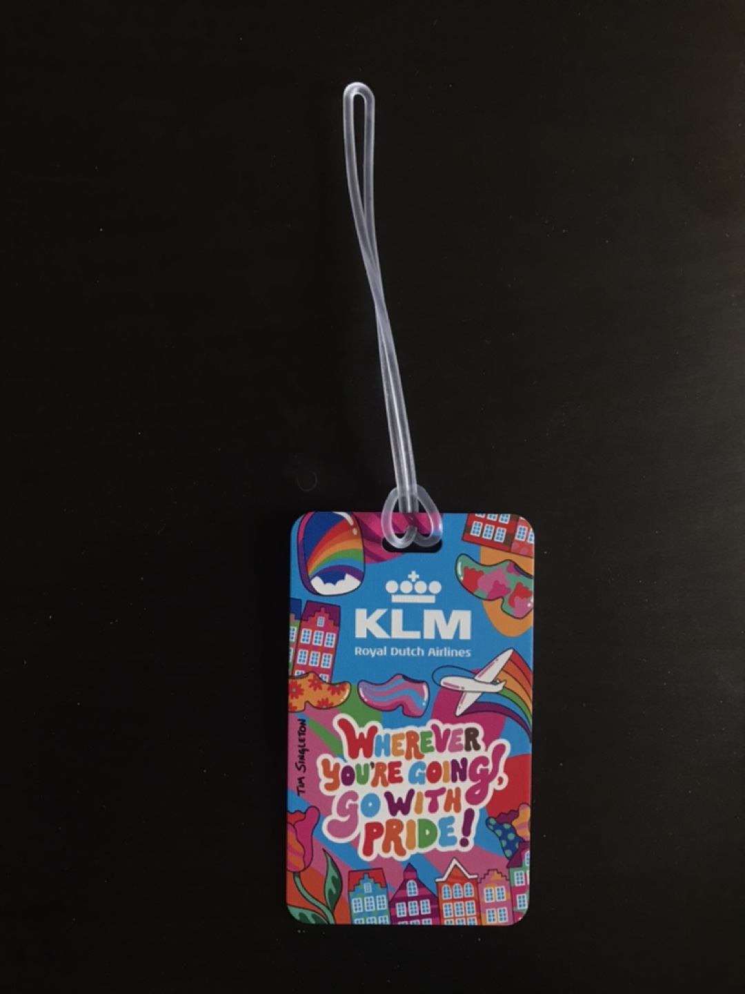 Metal Bag/Luggage Tag- by artist Tim Singleton - photo 4