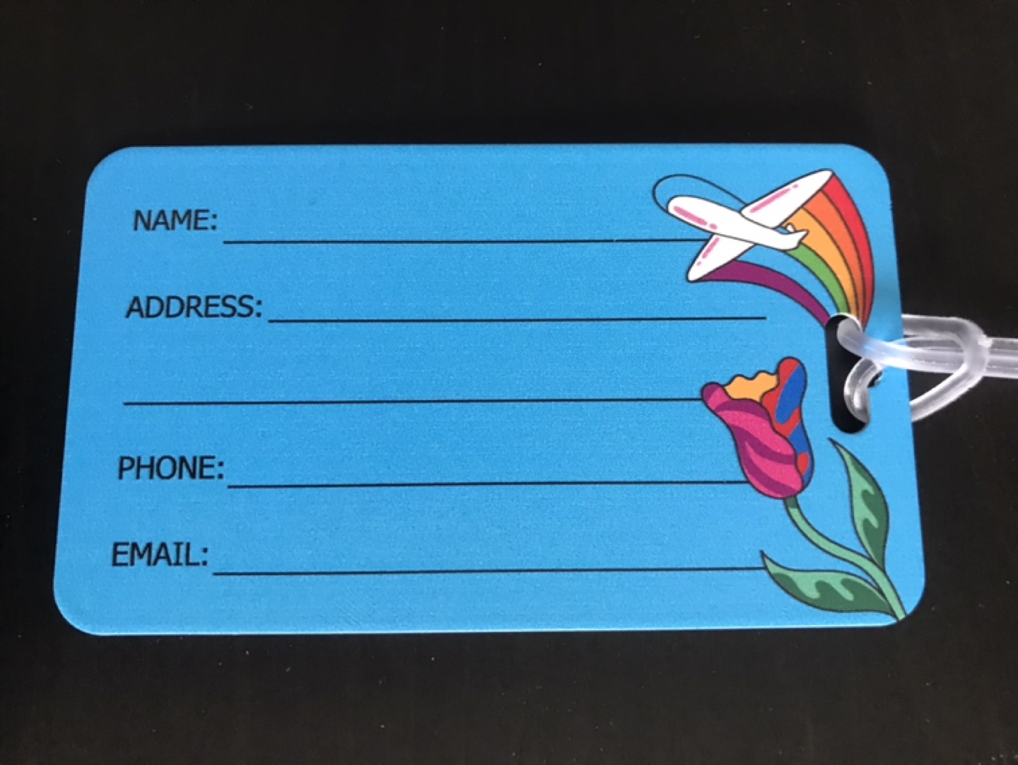 Metal Bag/Luggage Tag- by artist Tim Singleton - photo 2