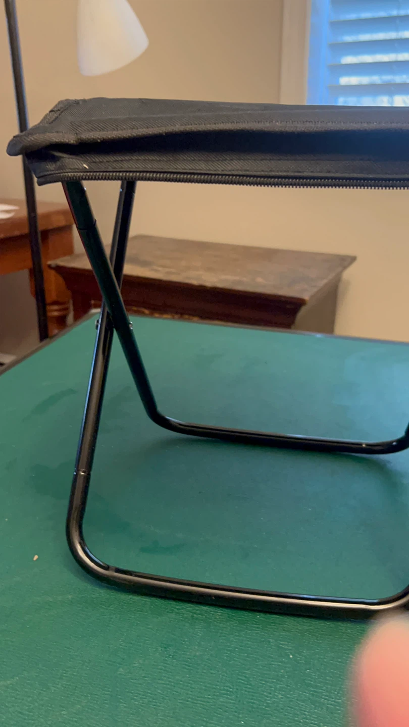 Black Portable Folding Stool - photo 3
