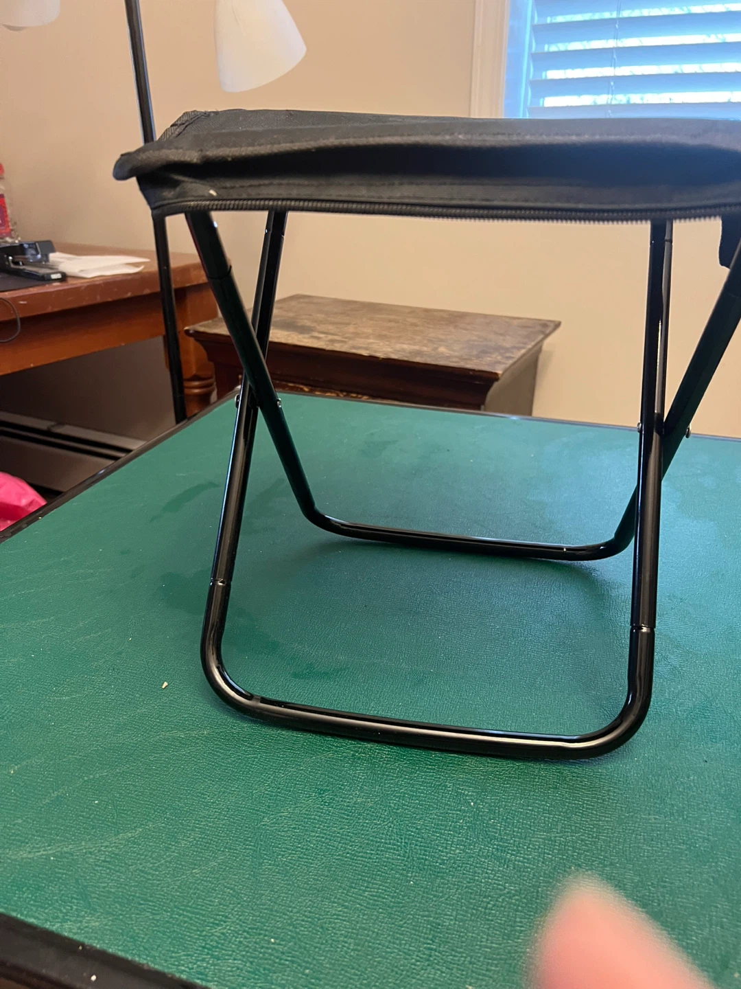 Black Portable Folding Stool - photo 2