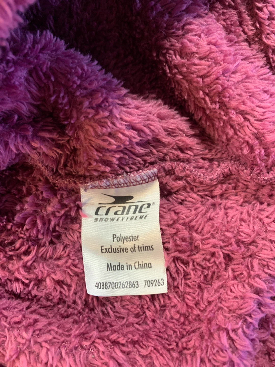 Crane Snowextreme Fleece Hoodie Small ⚽️ - photo 2