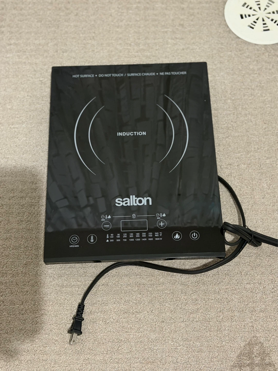 Salton Induction Cooktop