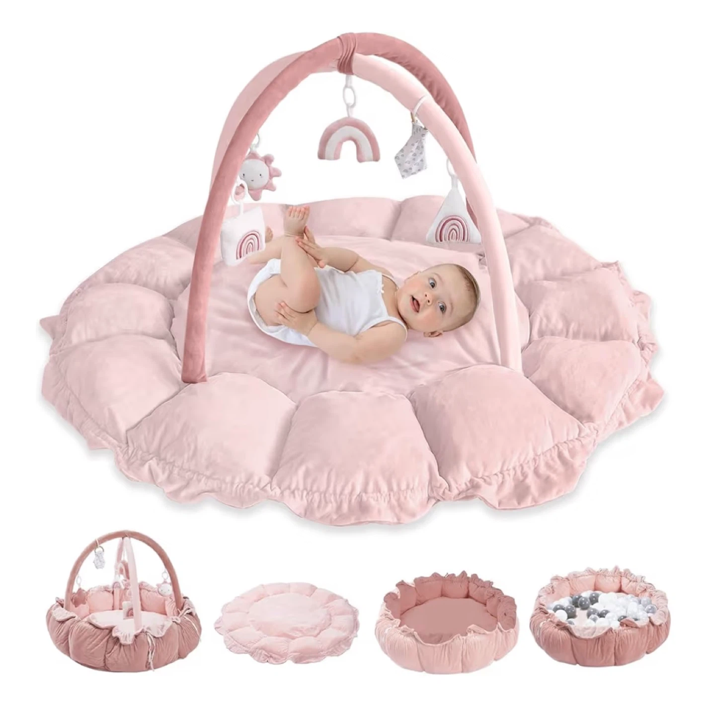 BNIB - 5-in-1 Convertible Baby Gym