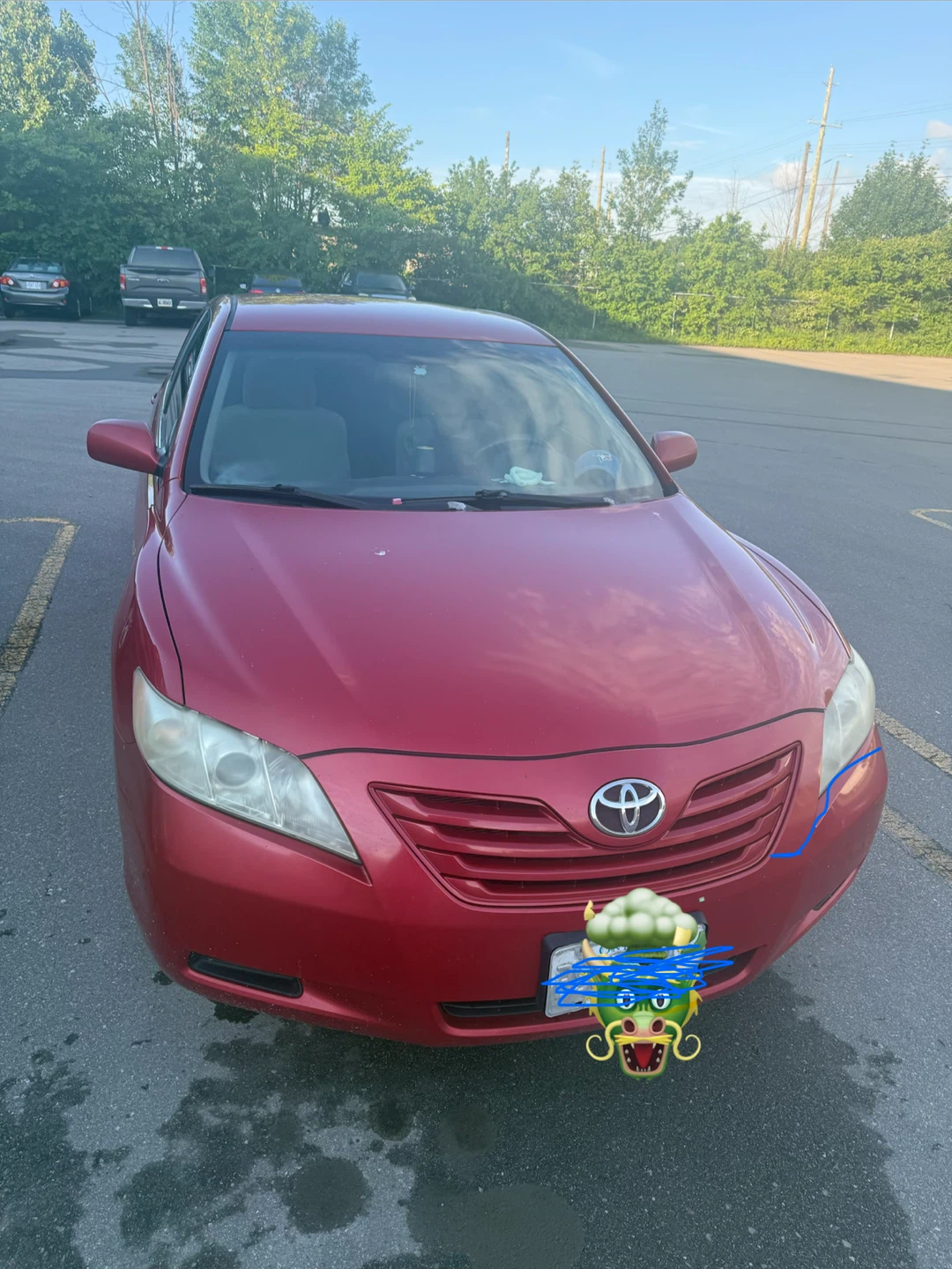 Red Toyota Camry LE Sedan - photo 4