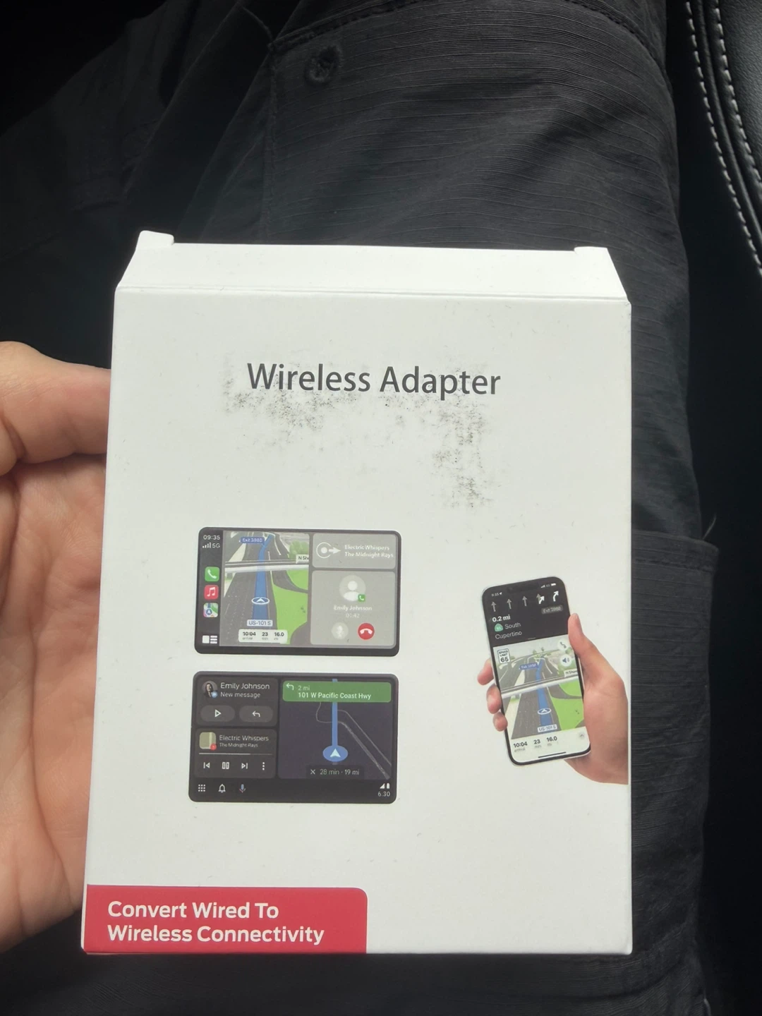 Wireless Car Adapter for CarPlay and Android Auto