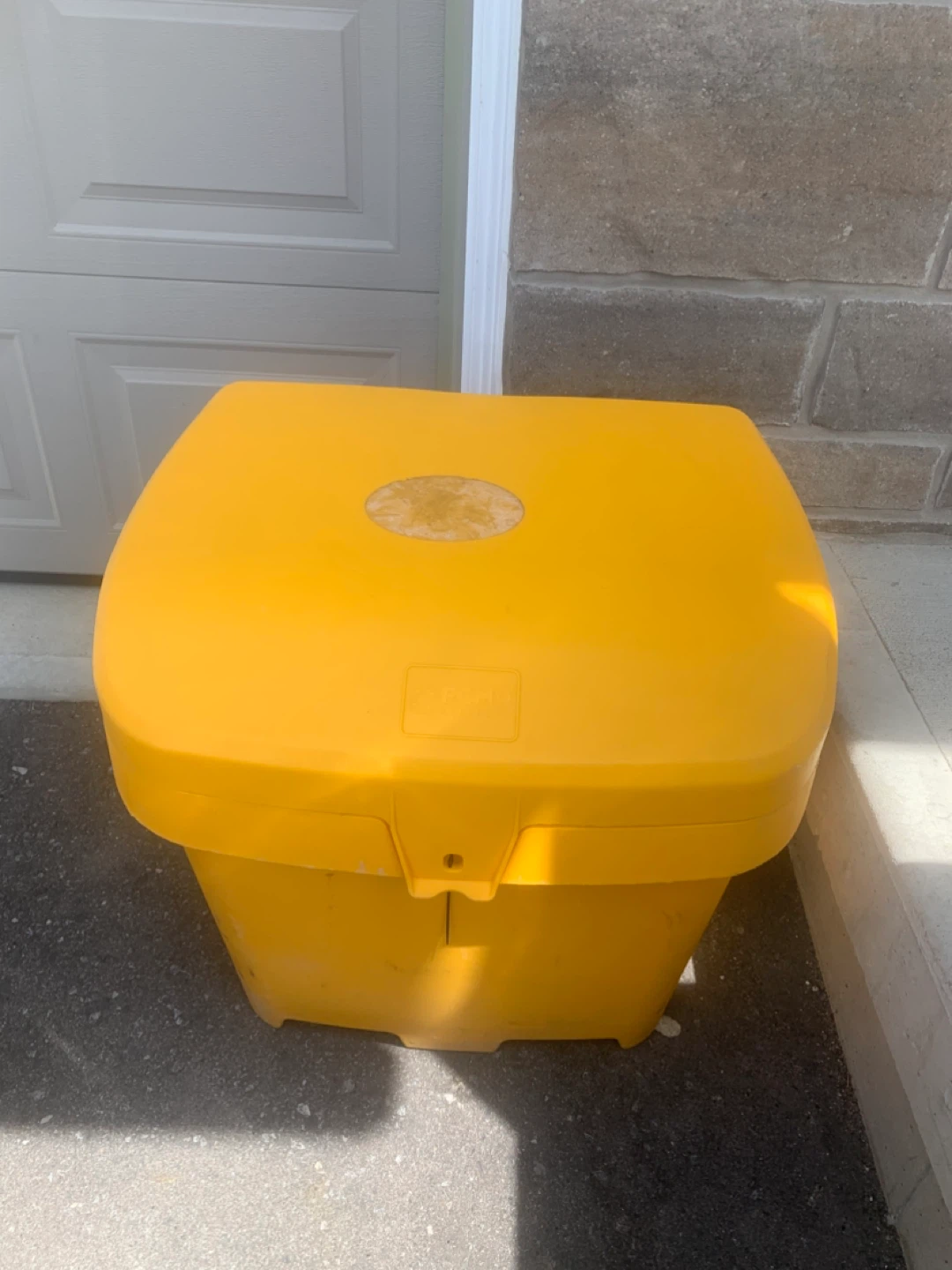 Yellow Storage Bin