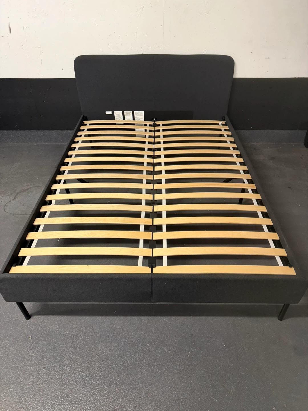 IKEA Dark Grey bed (Double)
