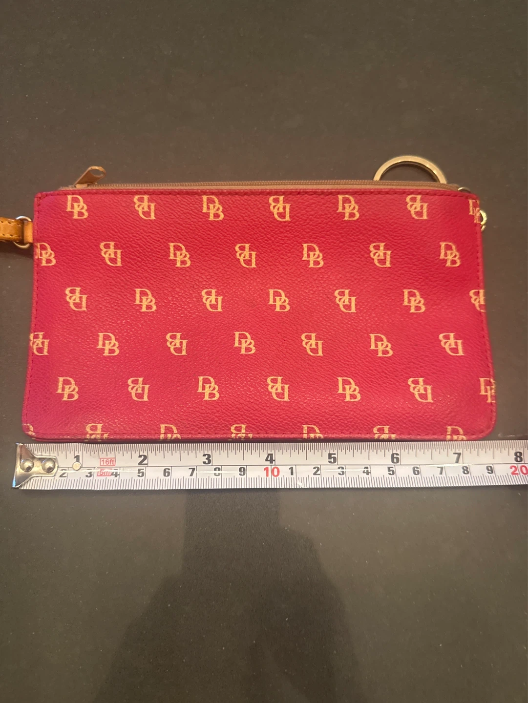 Dooney & Bourke Redish Pink Monogram Wristlet - photo 5