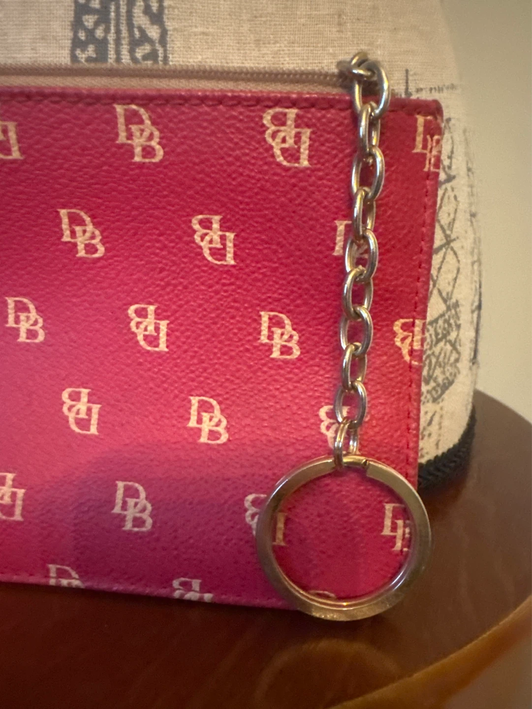 Dooney & Bourke Redish Pink Monogram Wristlet - photo 3