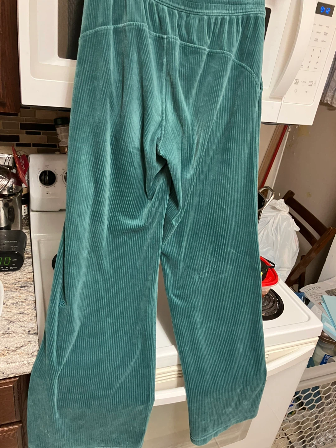 Lululemon Corduroy Wide Leg Pants Green - photo 2