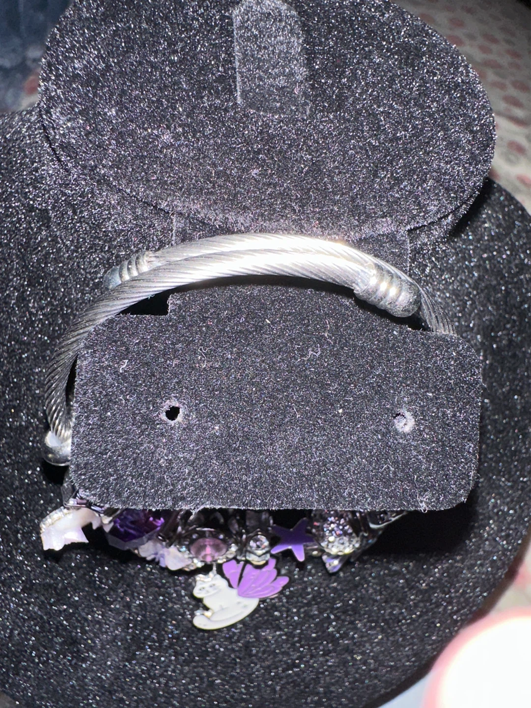 Charm Bracelet with Cat, Butterfly, and Star Charms - photo 3