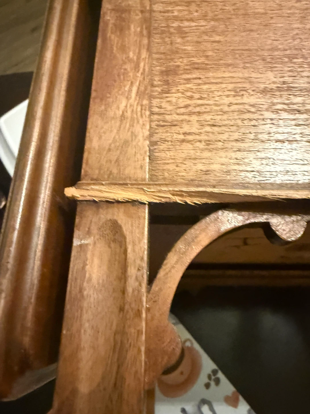 Antique Drop Leaf Side Table - photo 3