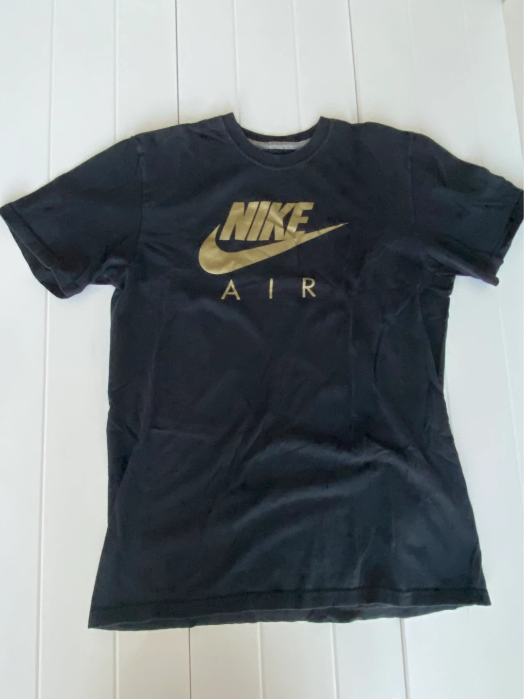 Nike Air T-Shirt Black Gold ⚽️ - photo 3