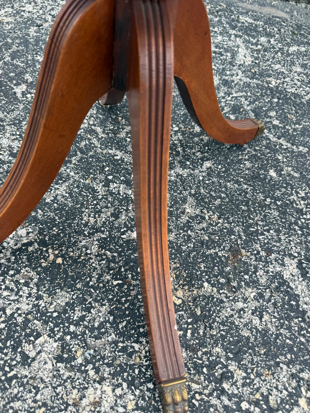Wooden Drop Leaf Accent Table - photo 3