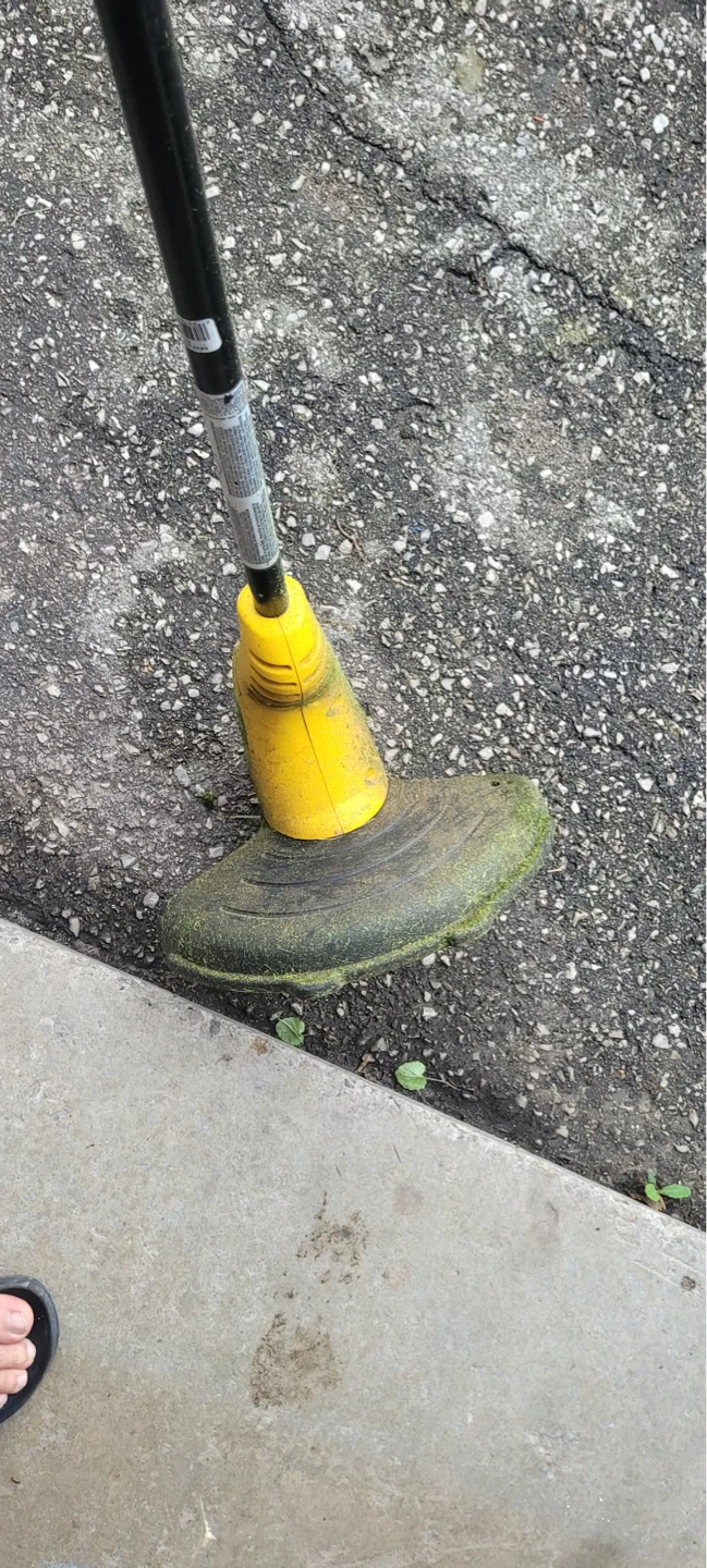 Yellow Electric String Trimmer
