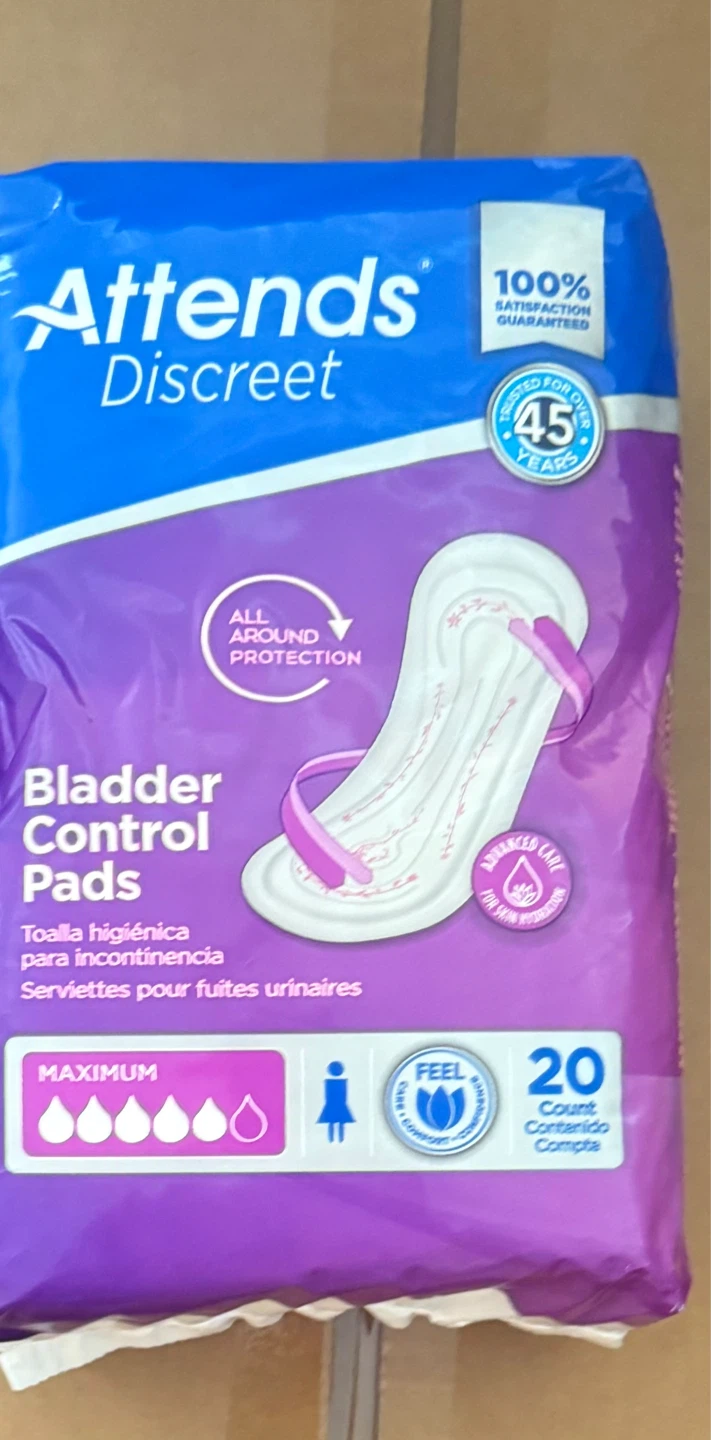 Attends Discreet Bladder Control Pads