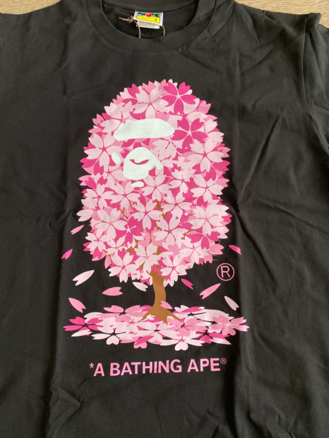 A Bathing Ape Black Cherry Blossom T-Shirt Size S - photo 3
