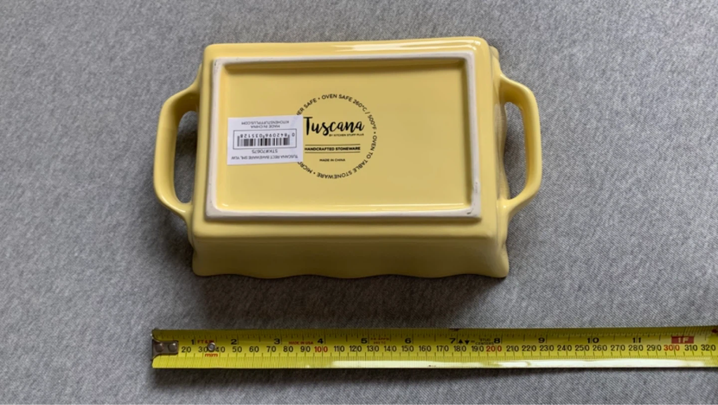 Small Yellow Tuscana Baking Dish - Brand New ⚽️ - photo 2