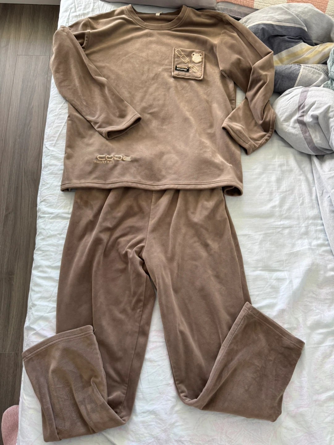 warm pajamas set for men