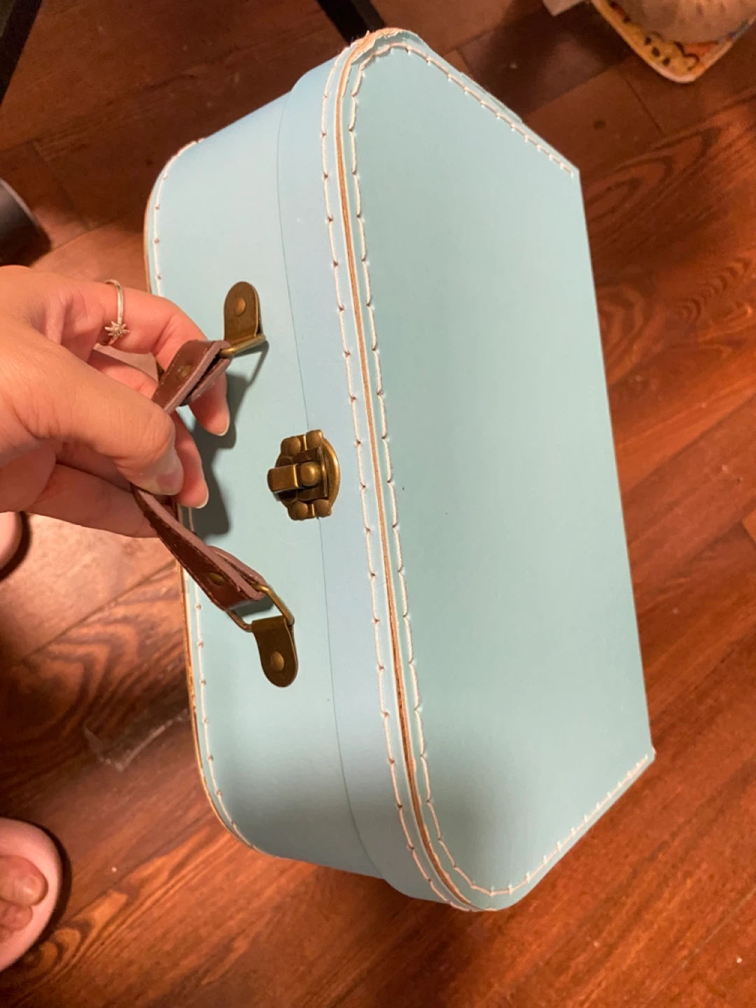 Sass & Belle Pastel Blue Suitcase