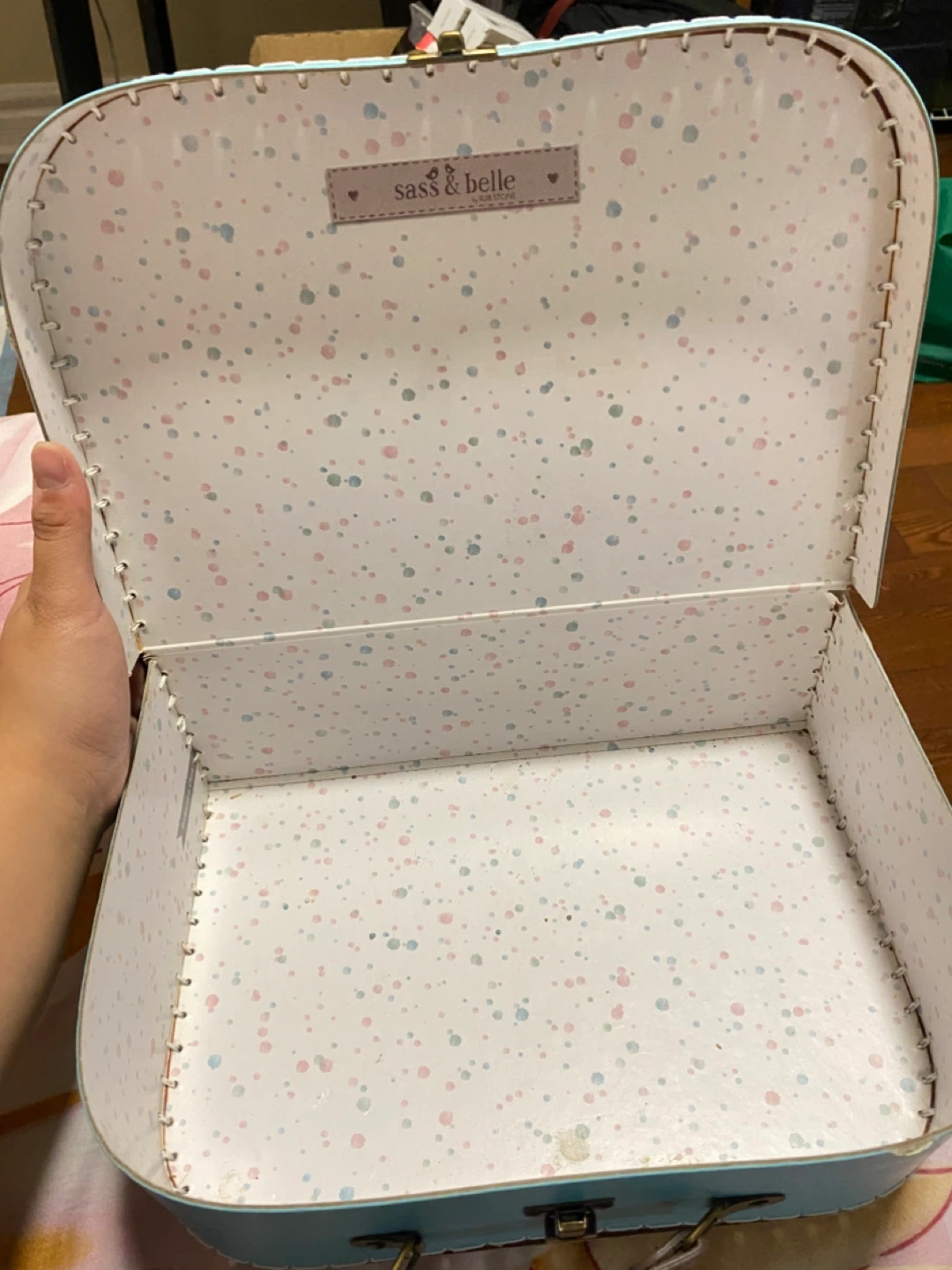 Sass & Belle Pastel Blue Suitcase - photo 2