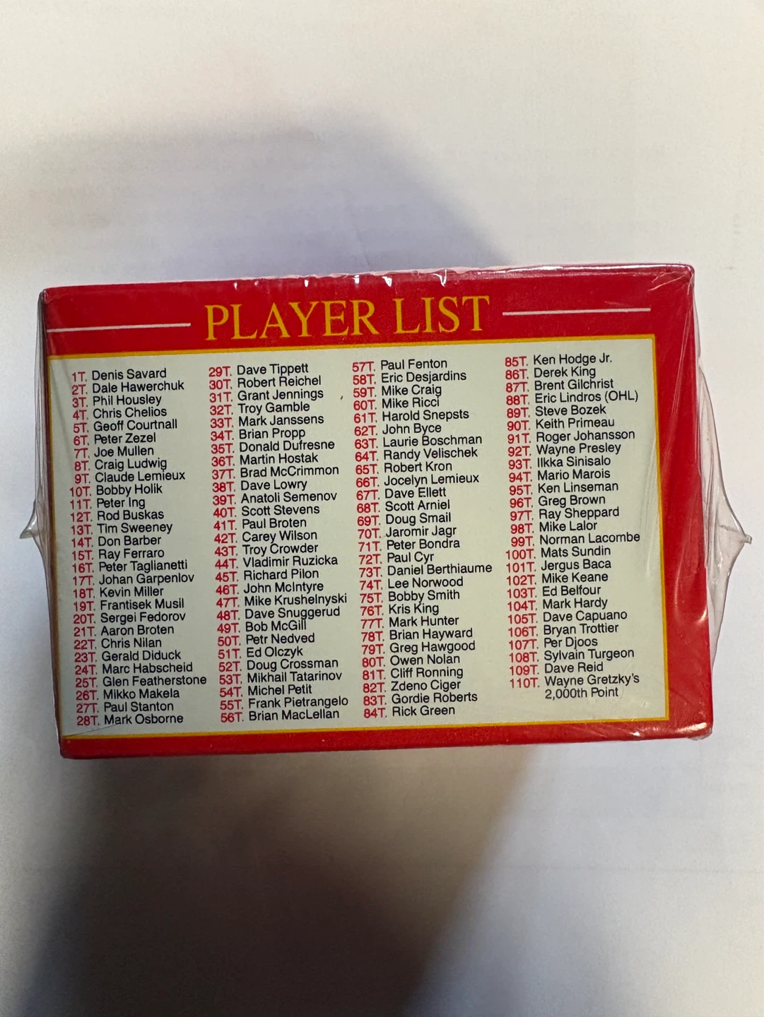 1990 Score NHL Rookie and Traded 110 Player Card Set - photo 3