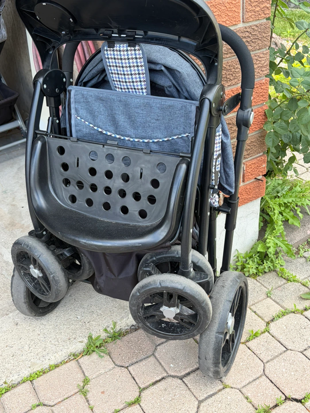 Black Baby Stroller with Tray - photo 3