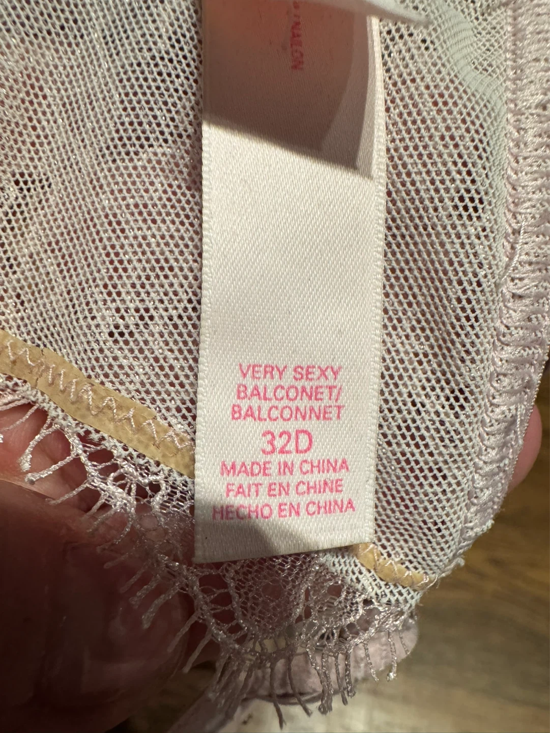 Victoria's Secret Pink Lace Balconet Bra - photo 5