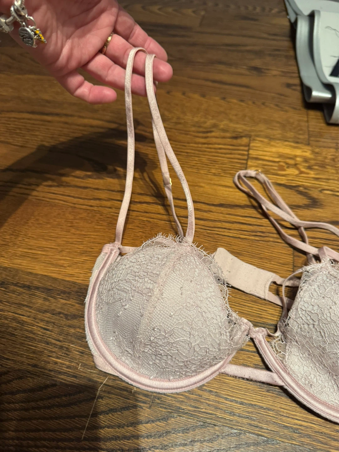 Victoria's Secret Pink Lace Balconet Bra - photo 2