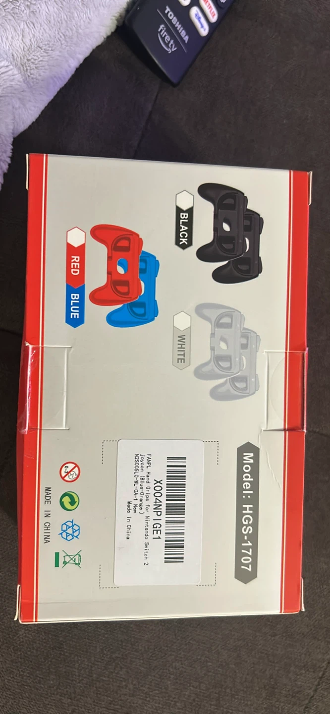 Nintendo Switch 2 Joy-Con Grips (Blue and Orange) - photo 3