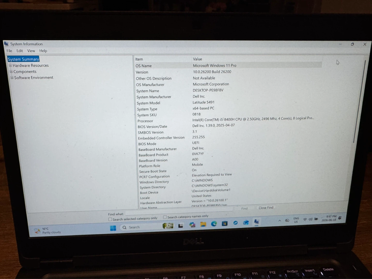 Dell Latitude 5491 Laptop - Intel i5 - photo 2