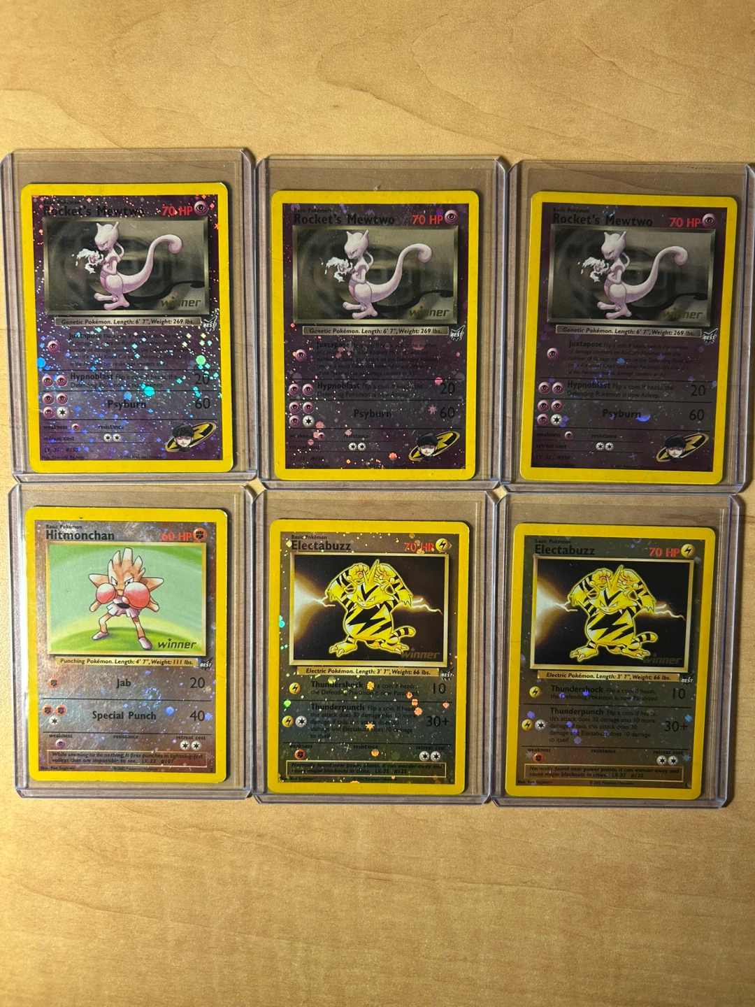 Pokemon cards (Winners)
