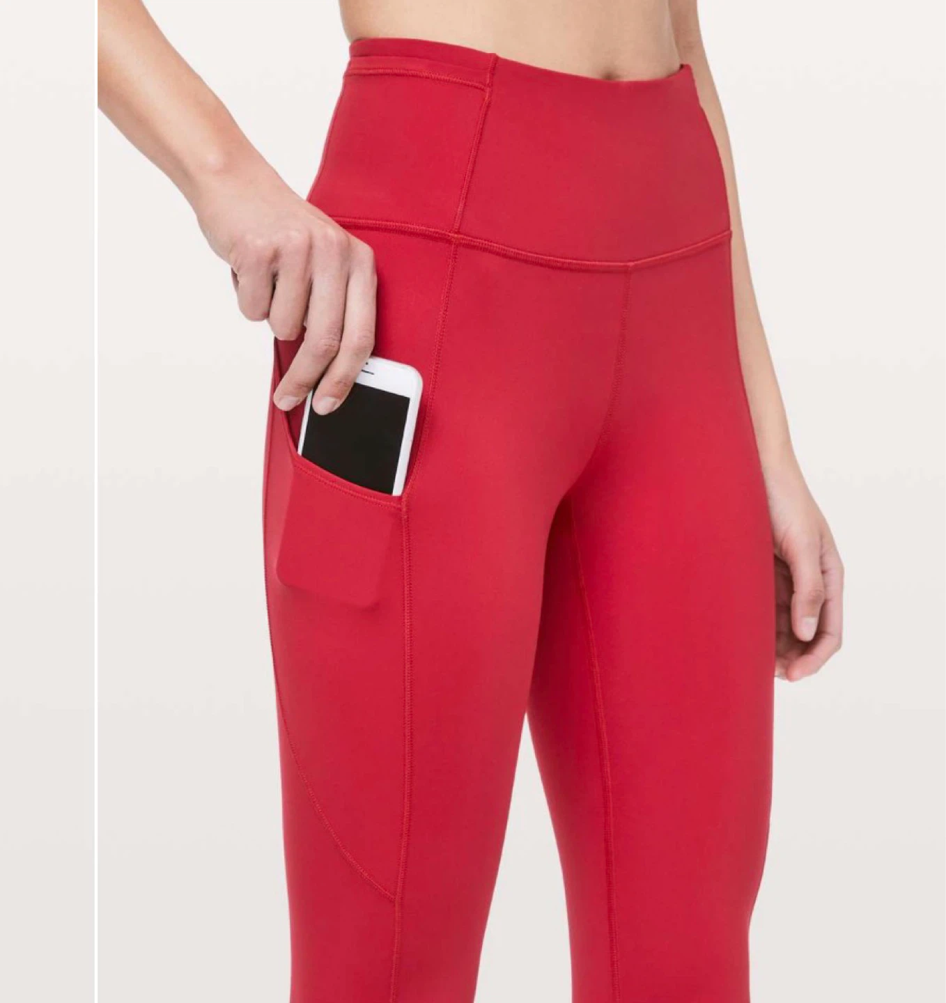Lululemon Red Cropped Leggings ⚽️