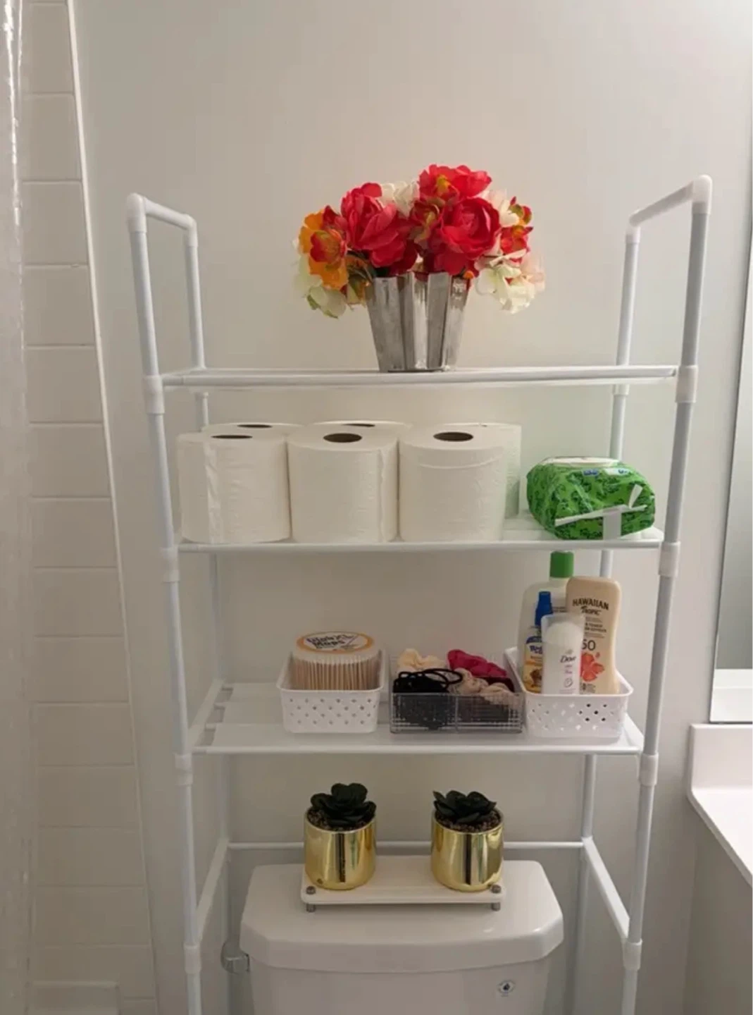 OVER THE TOILET RACK, 3 TIER, BNEW (white or black) - photo 2