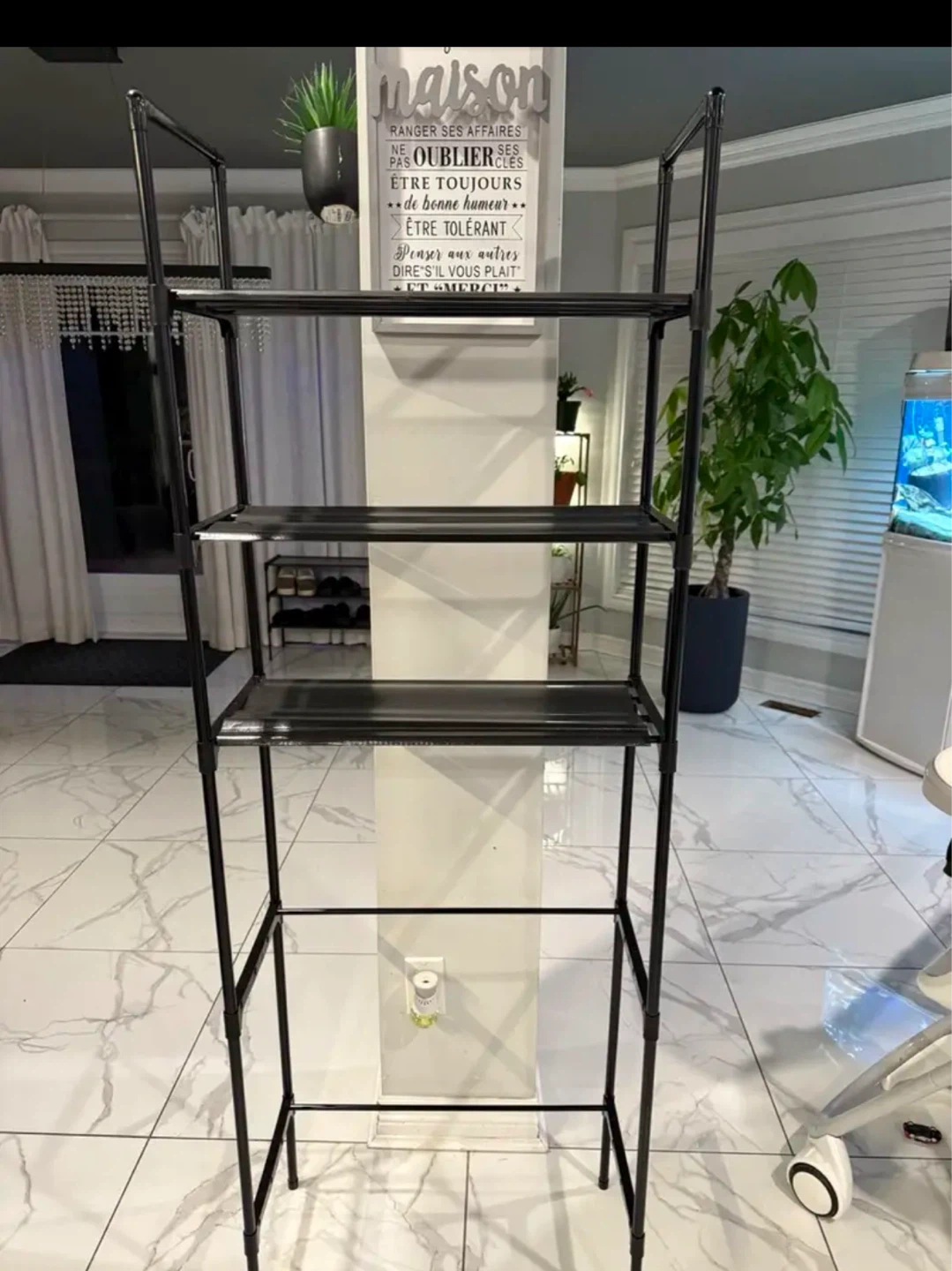 OVER THE TOILET RACK, 3 TIER, BNEW (white or black) - photo 3