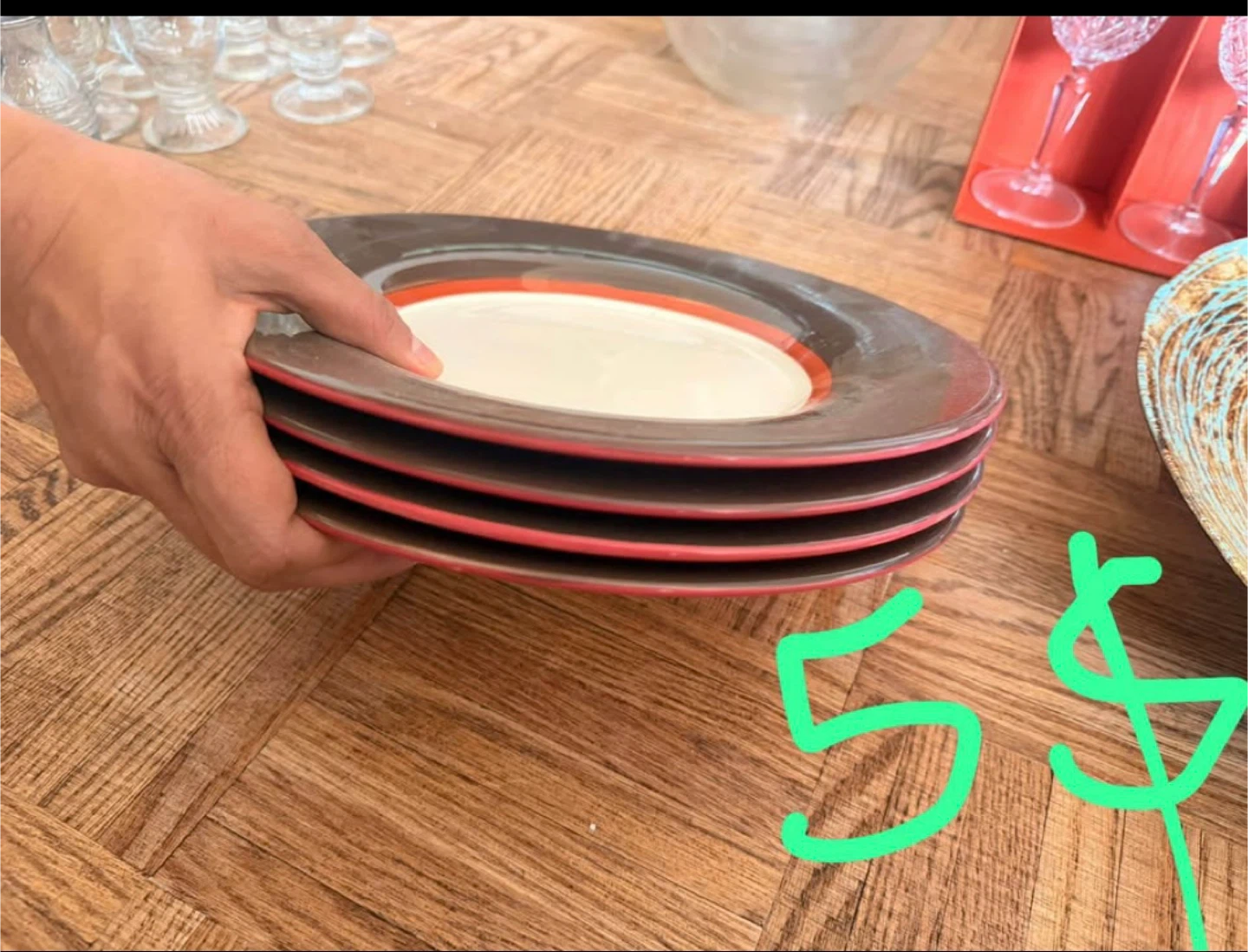 IKEA Blue Plates Set - photo 3