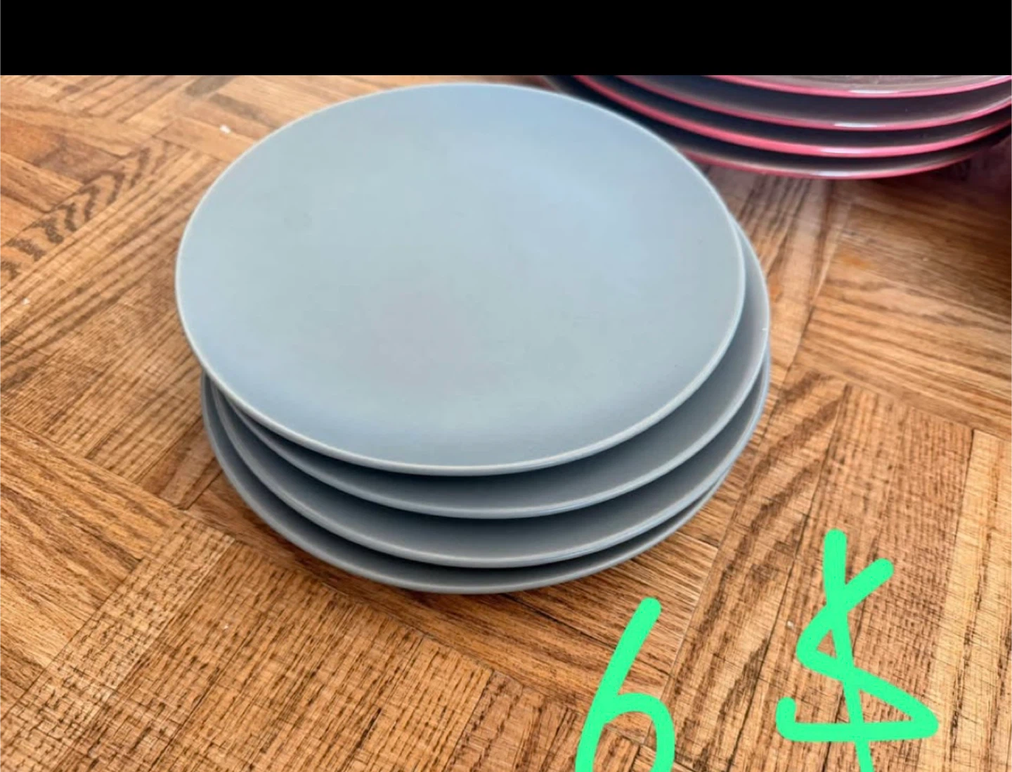 IKEA Blue Plates Set - photo 2