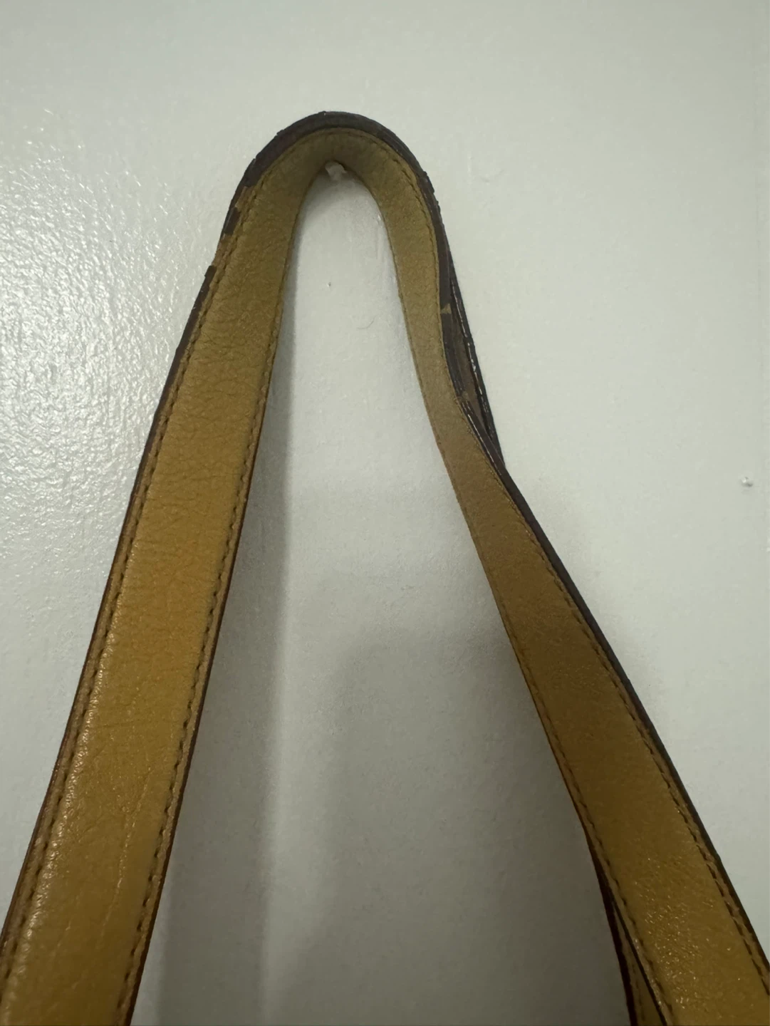 Italian hand craft brand, Mazzini Yellow Leather Shoulder Bag - photo 5
