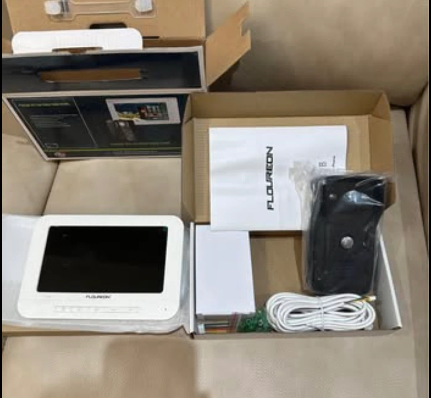 New Floureon 7" Color Video Door Phone Video Intercom Doorbell - photo 4