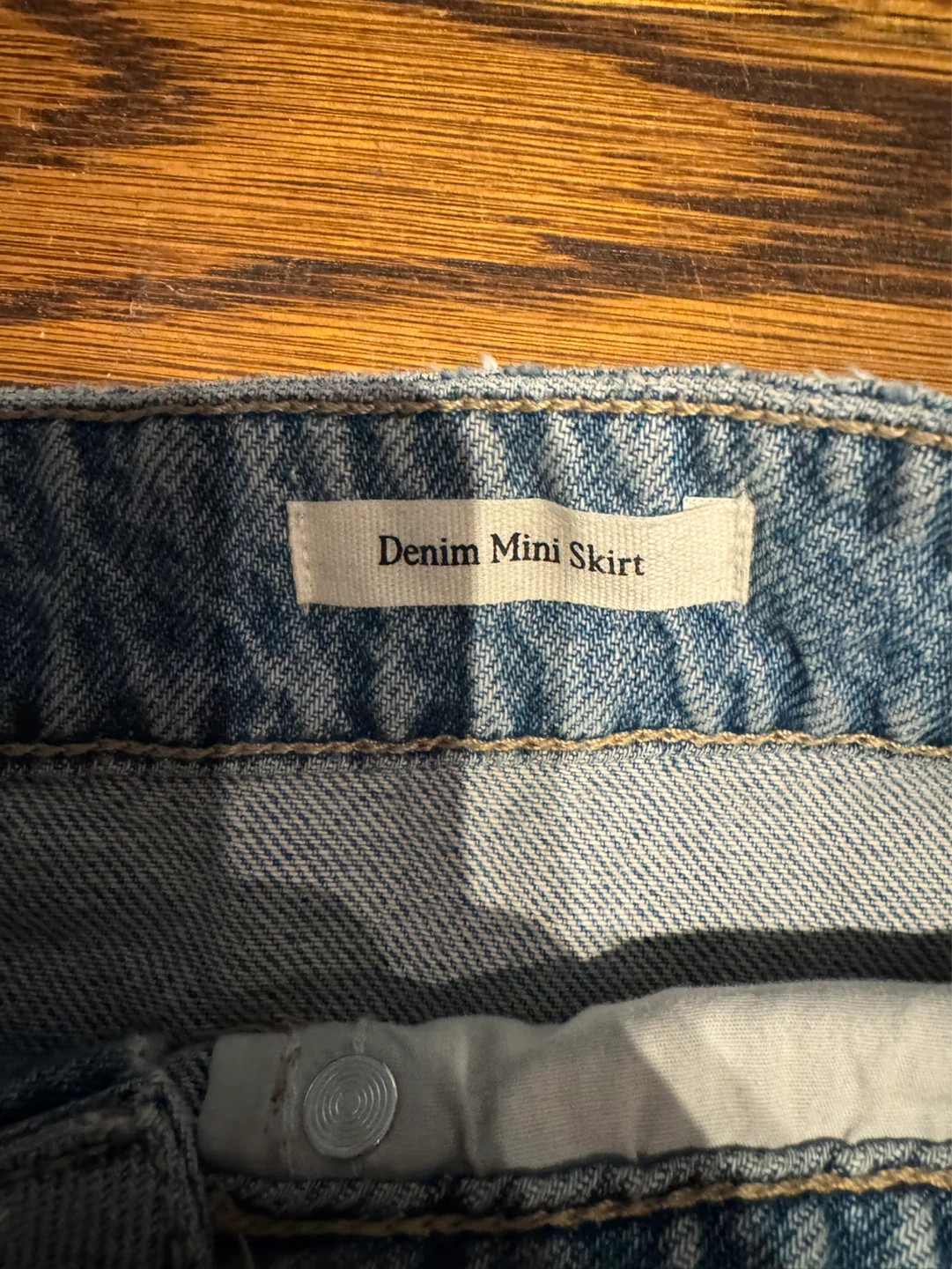 Cotton On Denim Mini Skirt Size 28 - photo 4