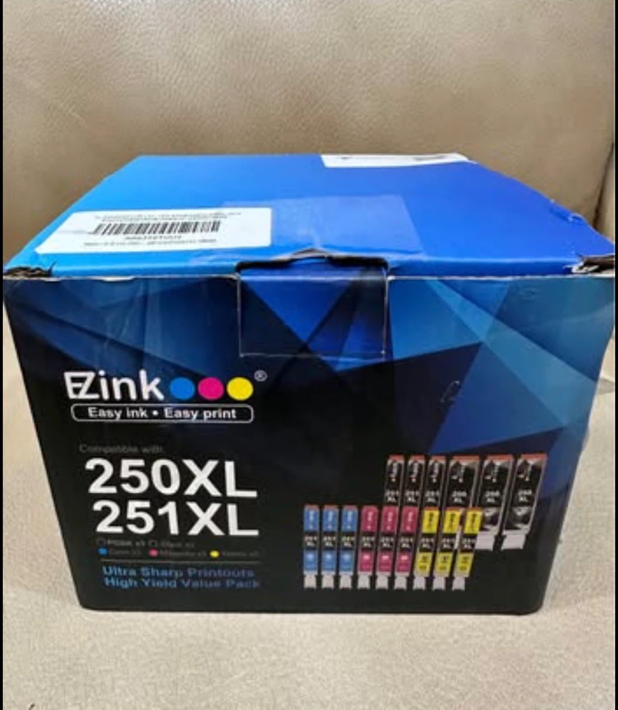 New 250 XL & 251 XL ink cartridges (Pack of 15)