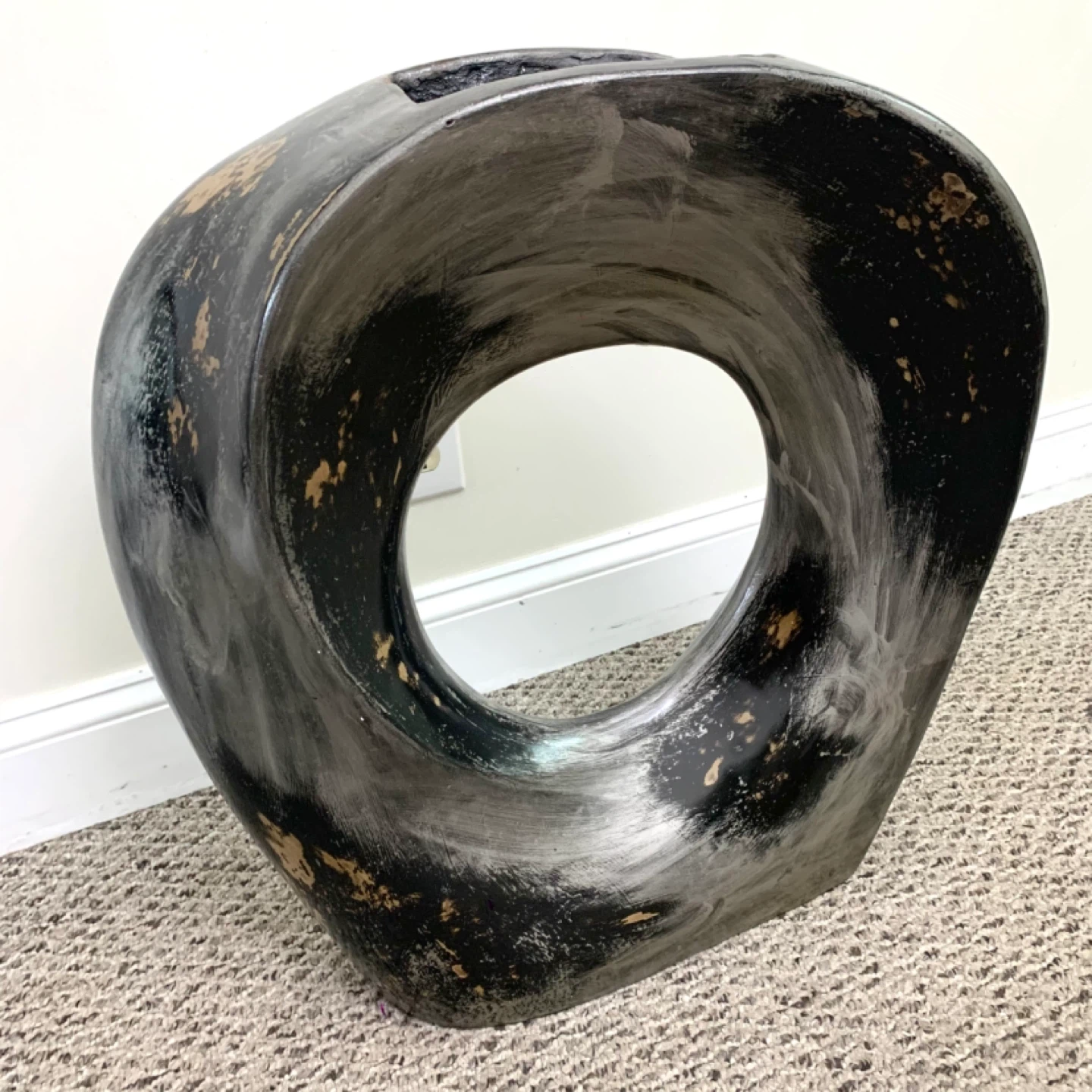 Abstract Sculpture Vase Modern Art Decor Statement Piece Large