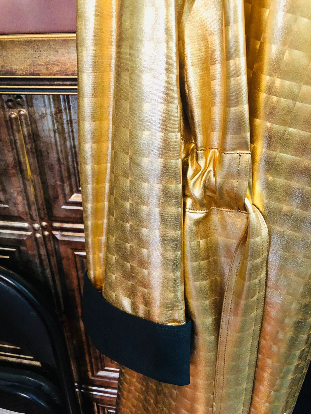 Gold Versace Trench Coat - photo 4