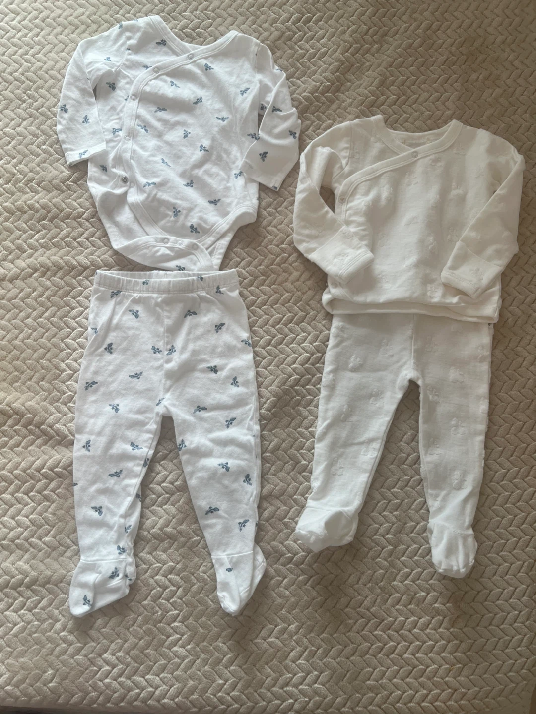 Baby Clothes Bundle - Onesies, Sleepers, Overalls & More - photo 3