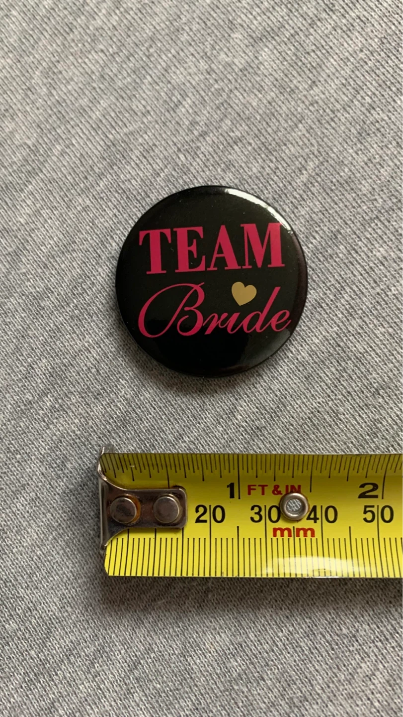 Team Bride Pin Badge ⚽️