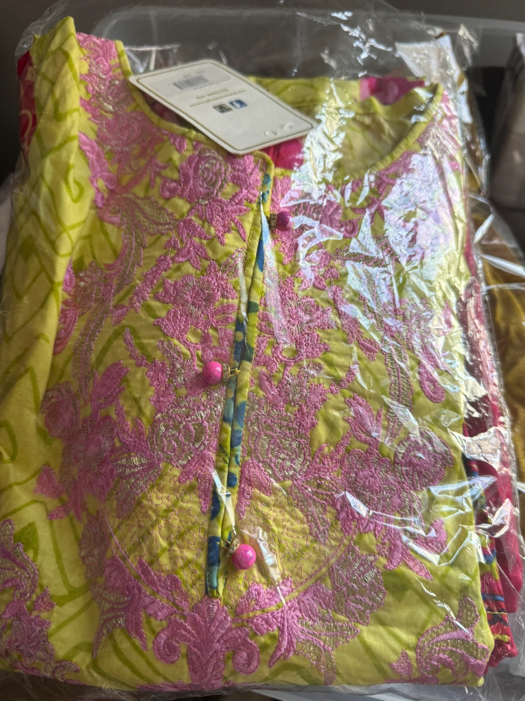 Embroidered lown 3 piece dress - photo 5