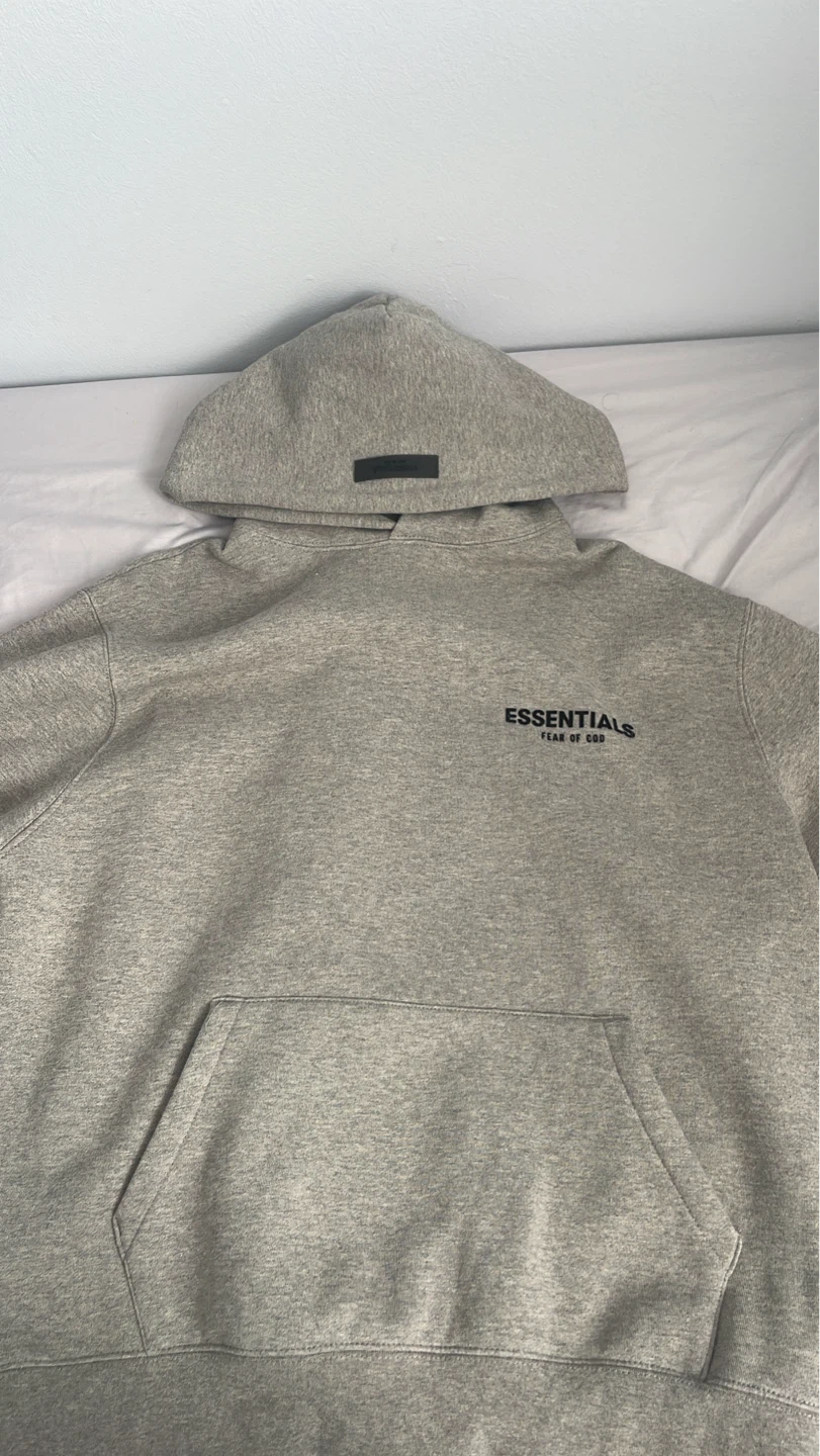 Dark Oatmeal Essentials Hoodie - photo 2